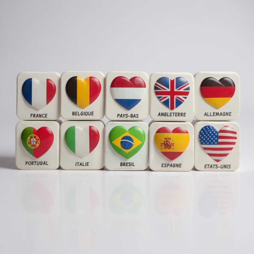 Catalogue Drapeau cœur